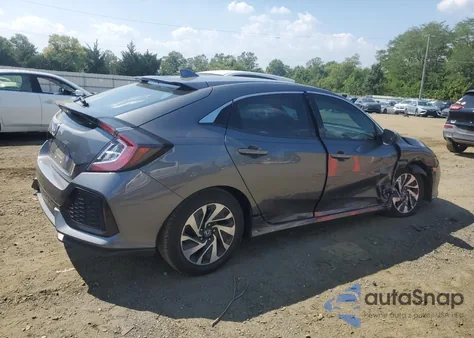 2018 Honda Civic Lx из США, поврежденный, VIN SHHFK7H22JU410027